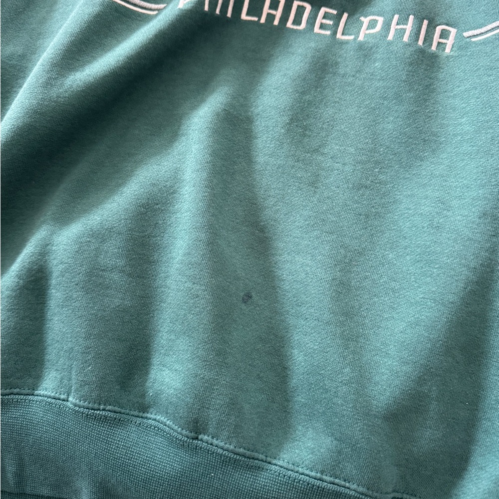 Philadelphia Eagles Green Crewneck Sweatshirt - Picture 2 of 5